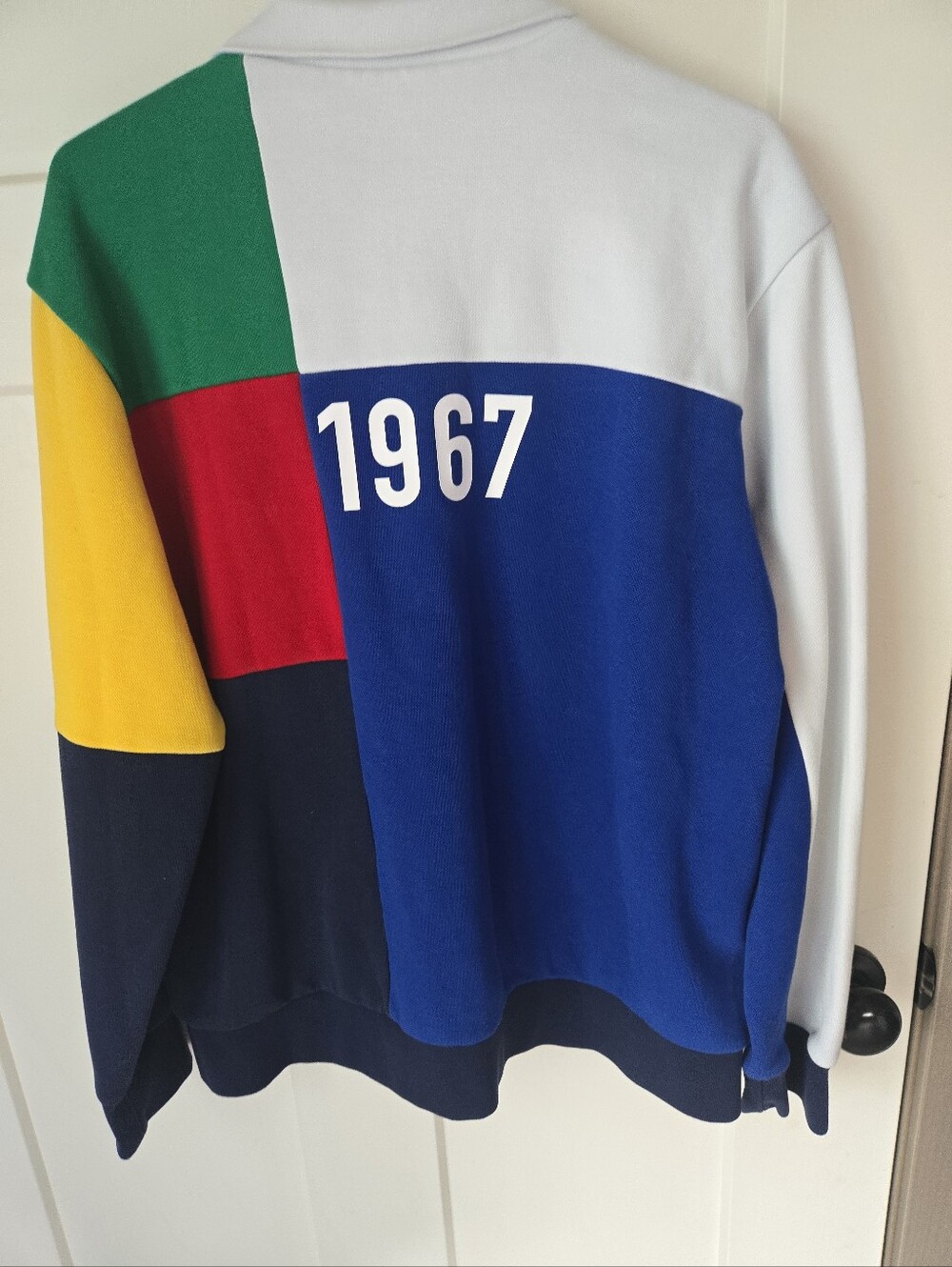 Polo Ralph Lauren Men’s Polo Tennis Full Zip Sweatshirt $298 L EUC - Picture 3 of 3
